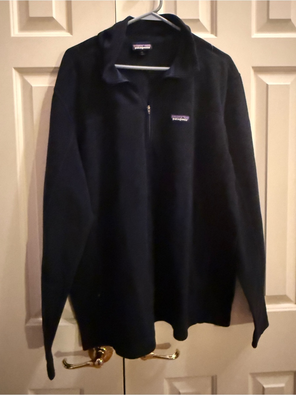 Patagonia Men's Black Full-Zip Fleece Jacket xxlarge